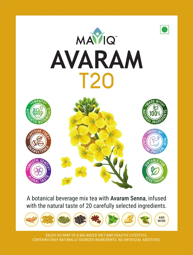 Avaram T20 — Avaram T20: A Refreshing Botanical Blend based on Avaram.