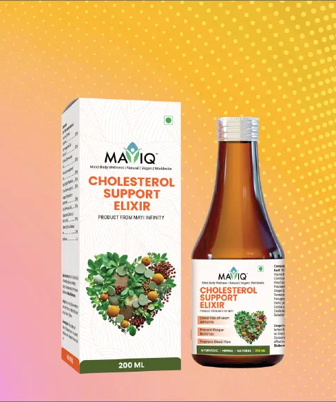 Cholesterol Support Elixir — Cardiovascular Wellness Formula for Balanced Heart Support.